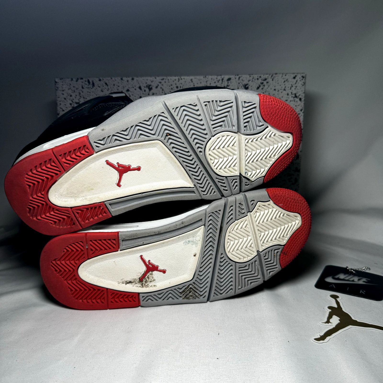 Jordan Brand × Nike Size 6.5 - Air Jordan 4 Retro GS Bred Reimagined Men's Shoes Size US 6.5 / EU 39-40 - 6 Thumbnail