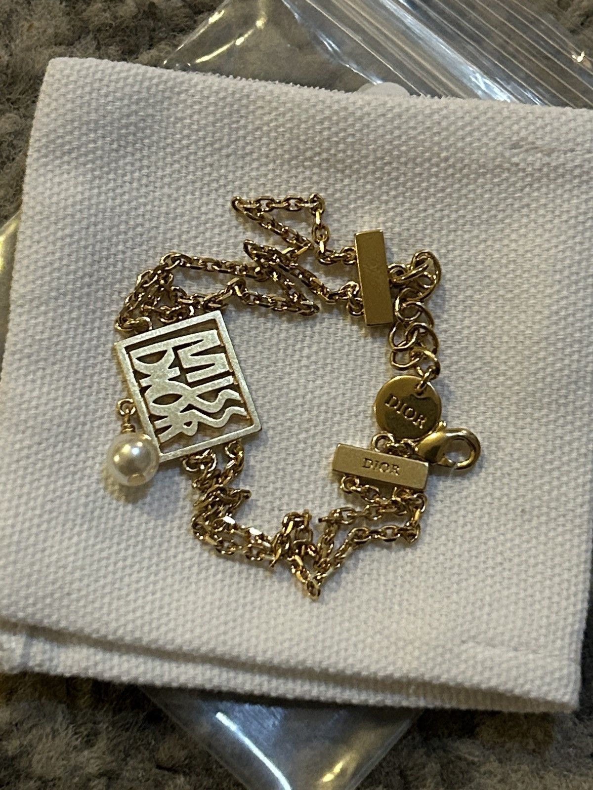Dior Dior MISS DIOR BRACELET Gold-Finish Metal Size ONE SIZE - 5 Thumbnail