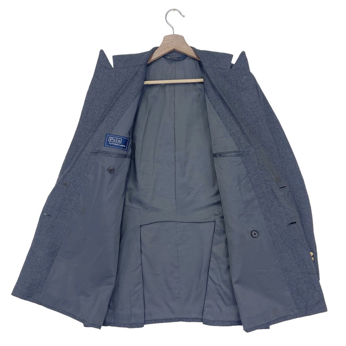 Polo Ralph Lauren × Ralph Lauren × Vintage 90’s Polo Ralph Gold Button Blazer Jacket Size US M / EU 48-50 / 2 - 4 Thumbnail