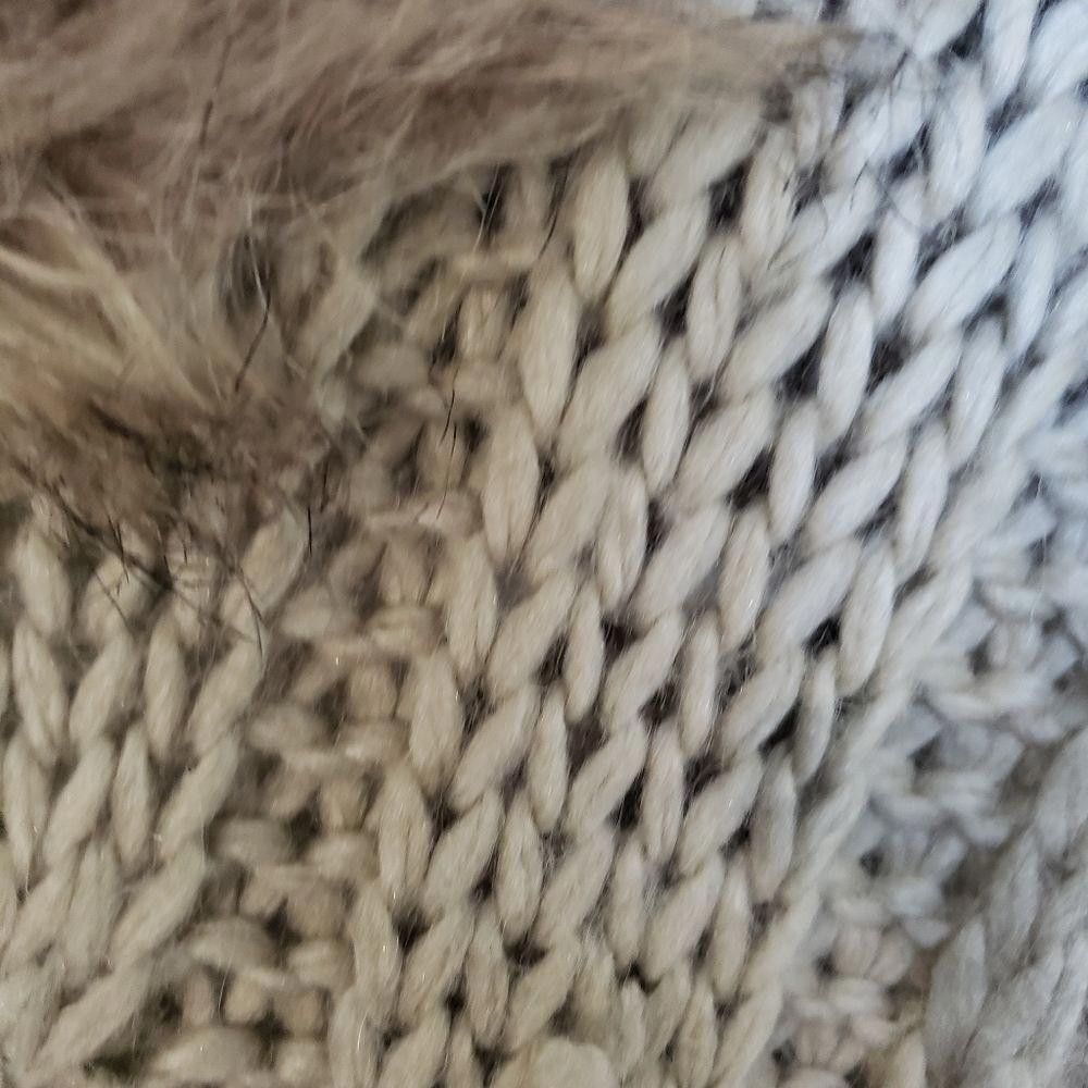 Other CT1039a Faux Fur Sleeveless Open Cardigan XL Size XL / US 12-14 / IT 48-50 - 4 Thumbnail