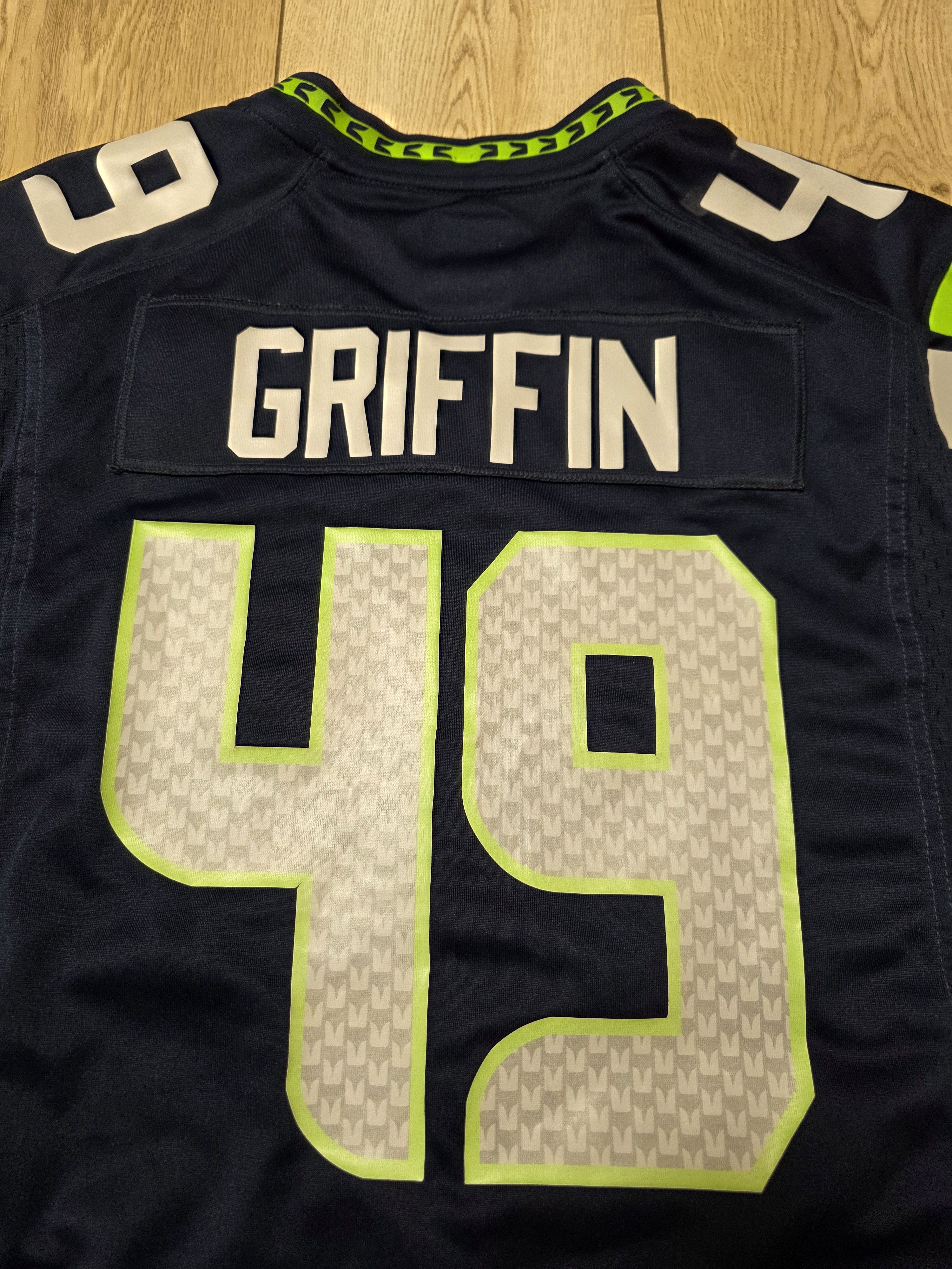 NFL SEATTLE SEAHAWKS JERSEY GRIFFIN JERSEY NFL AMERICAN FOOTBALL Size US M / EU 48-50 / 2 - 5 Thumbnail