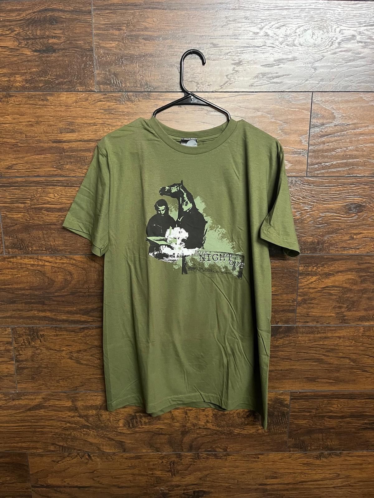 Designer Boys night Out Band tee- Trainwreck Album Promo T-shirt - L Size US L / EU 52-54 / 3 - 1 Thumbnail