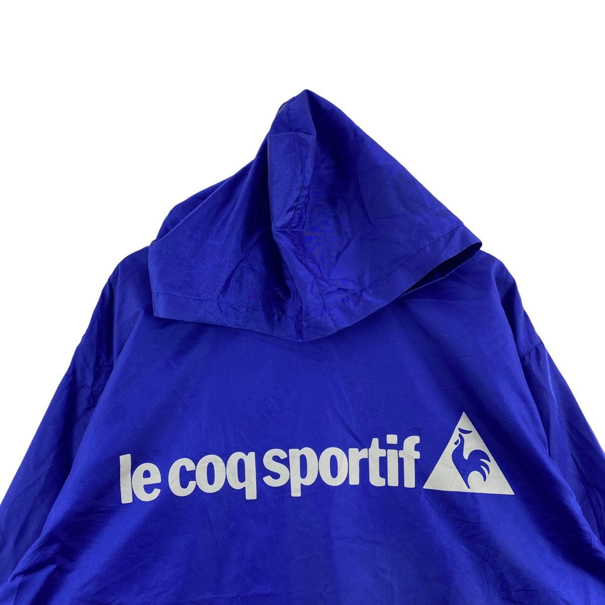 Le Coq Sportif LE COQ SPORTIF France Big Back Brand Print Oversize Hooded Size US XXL / EU 58 / 5 - 4 Thumbnail