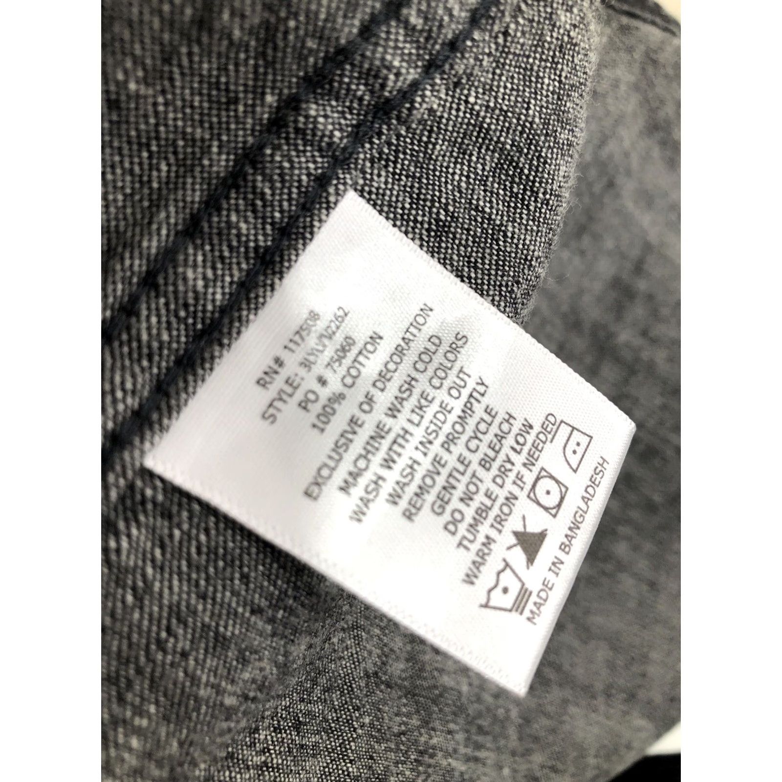 Levi's LEVI STRAUSS Denim Black PEARL SNAP Western XL Shirt Men Long Sleeve Button-Up Denim Shirt Western 90s Theme Snap XL Black Mens Size US XL / EU 56 / 4 - 6 Thumbnail