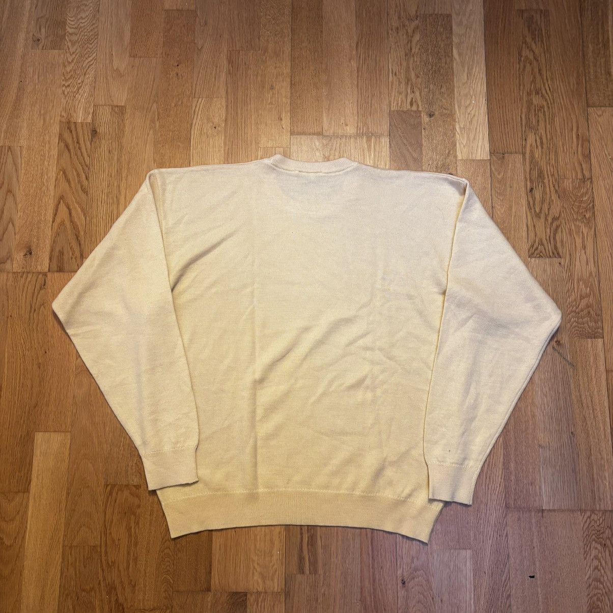Lacoste Lacoste Vintage Sweater Jumper Croc Logo Beige/Yellow size L Size US L / EU 52-54 / 3 - 9 Thumbnail