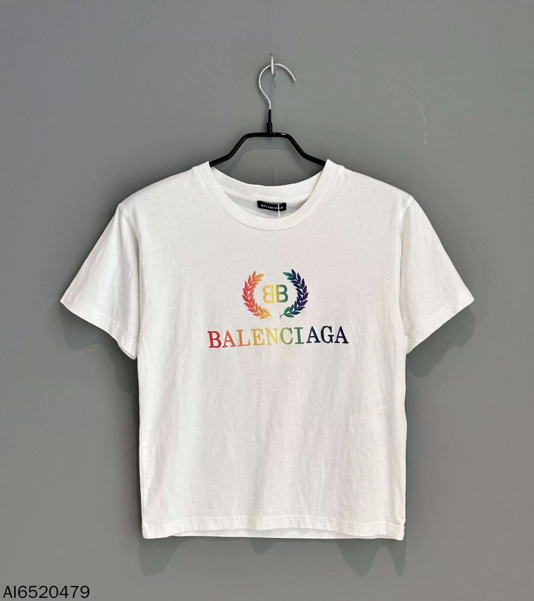 Balenciaga Balenciaga Rainbow Wheat Short Sleeve Size US M / EU 48-50 / 2 - 1 Thumbnail