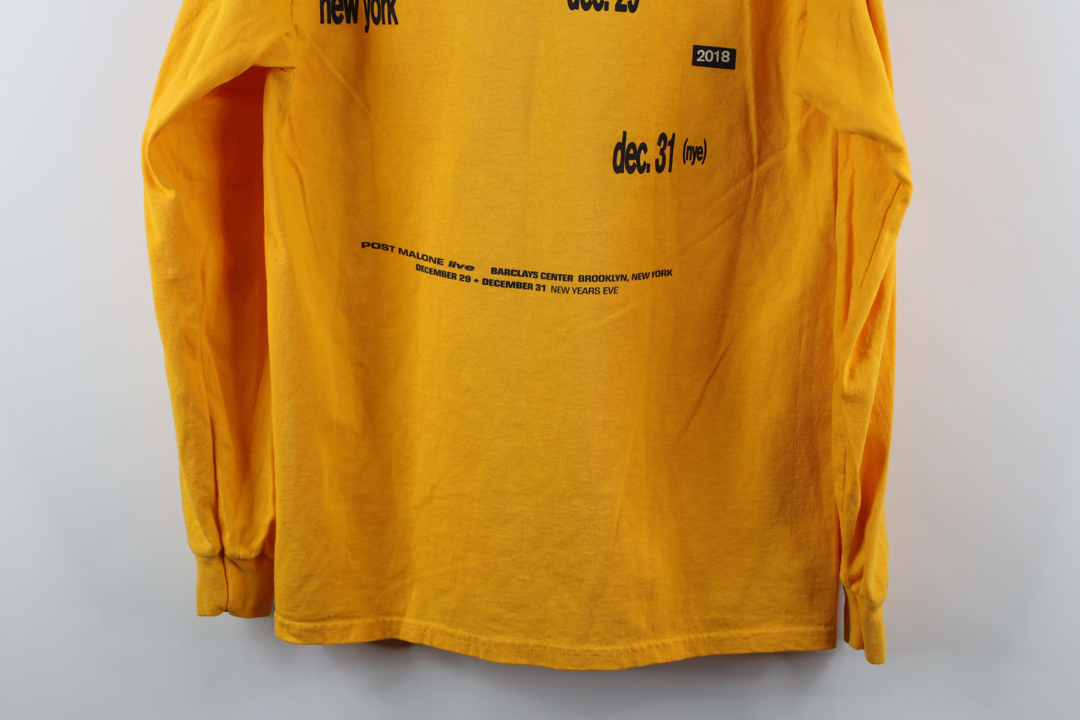 Vintage Vintage Y2K Posty Co 2018 Post Malone Long Sleeve T-Shirt Size US M / EU 48-50 / 2 - 16 Thumbnail