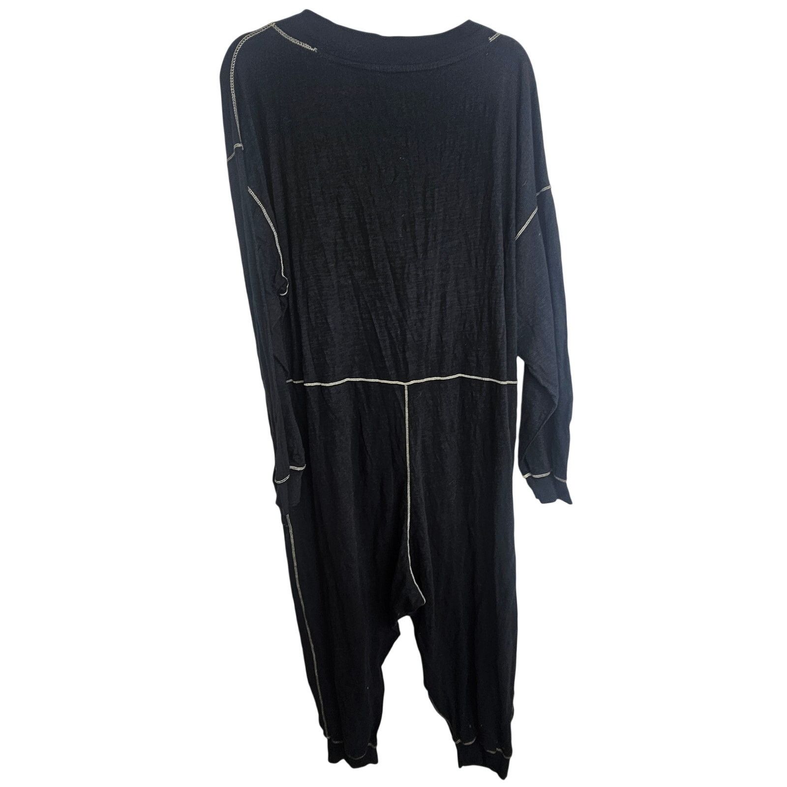 Natural Issue Natural Life Womens Johnnie Jumpsuit Size L Cotton Oversized Size 23" - 9 Thumbnail