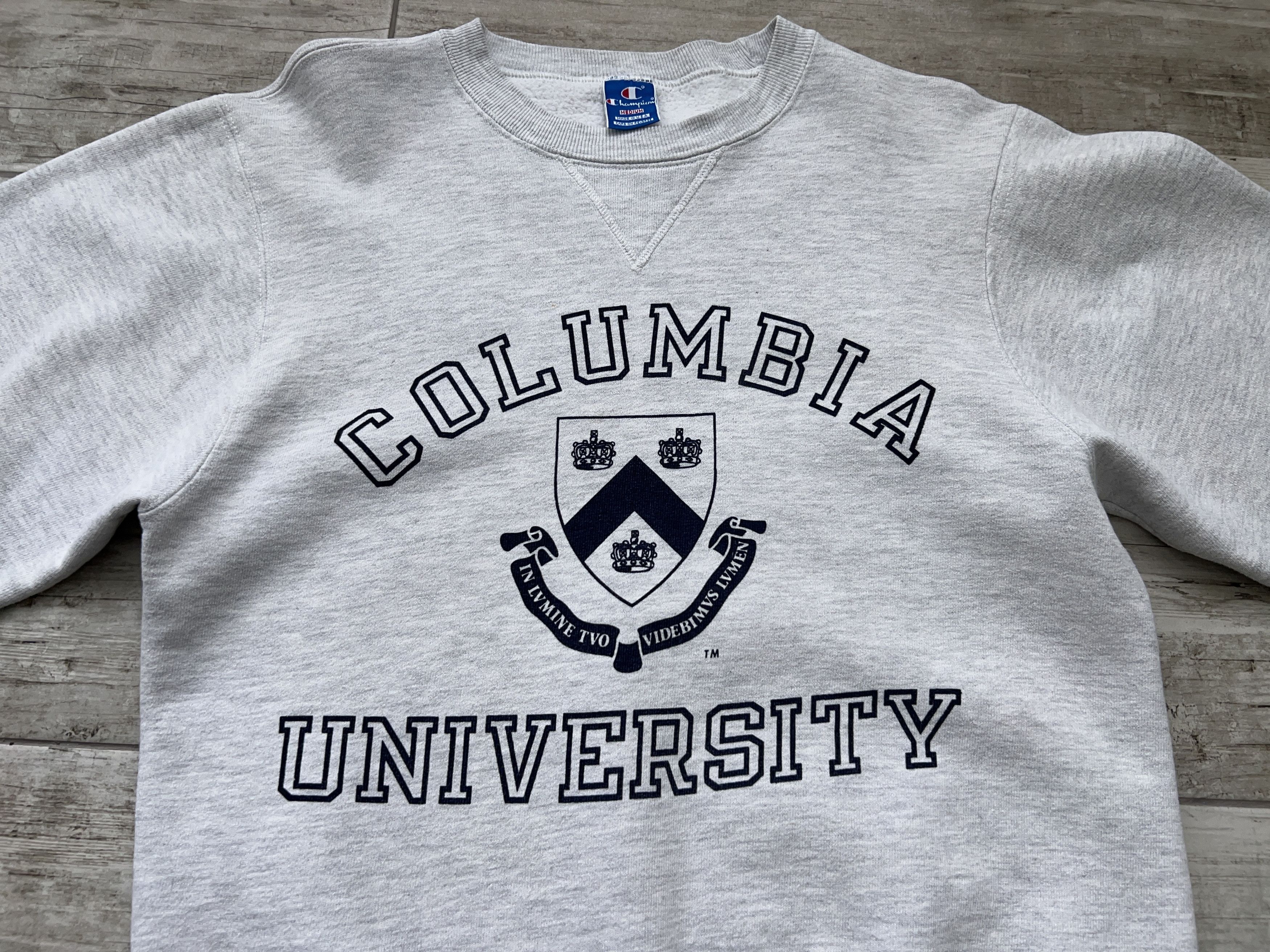 Champion × Vintage Reverse Weave 1990s Columbia University Sweatshirt Size M Size US M / EU 48-50 / 2 - 3 Thumbnail
