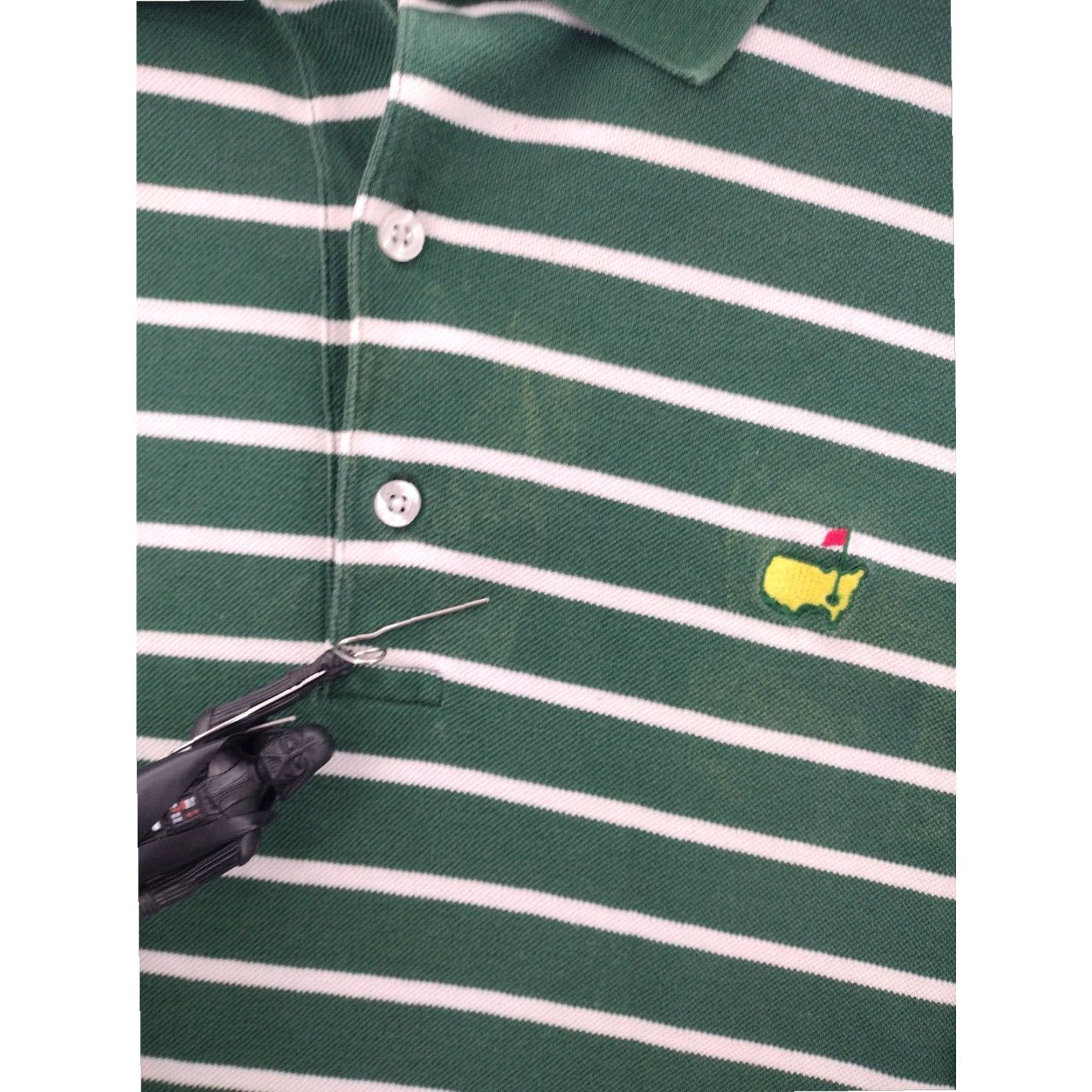 Vintage Polo Shirt Mens Large Green White Size US L / EU 52-54 / 3 - 4 Thumbnail