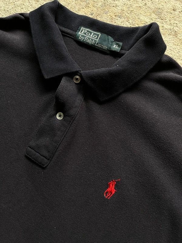 Polo Ralph Lauren Polo Ralph Lauren Small Pony Sz XL Navy Red 2000s Size US XL / EU 56 / 4 - 8 Thumbnail
