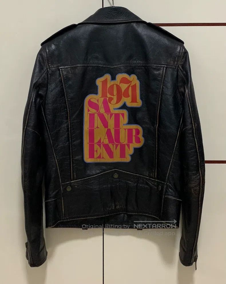 Saint Laurent Paris Saint Laurent Paris Leather Jacket Size US S / EU 44-46 / 1 - 1 Thumbnail