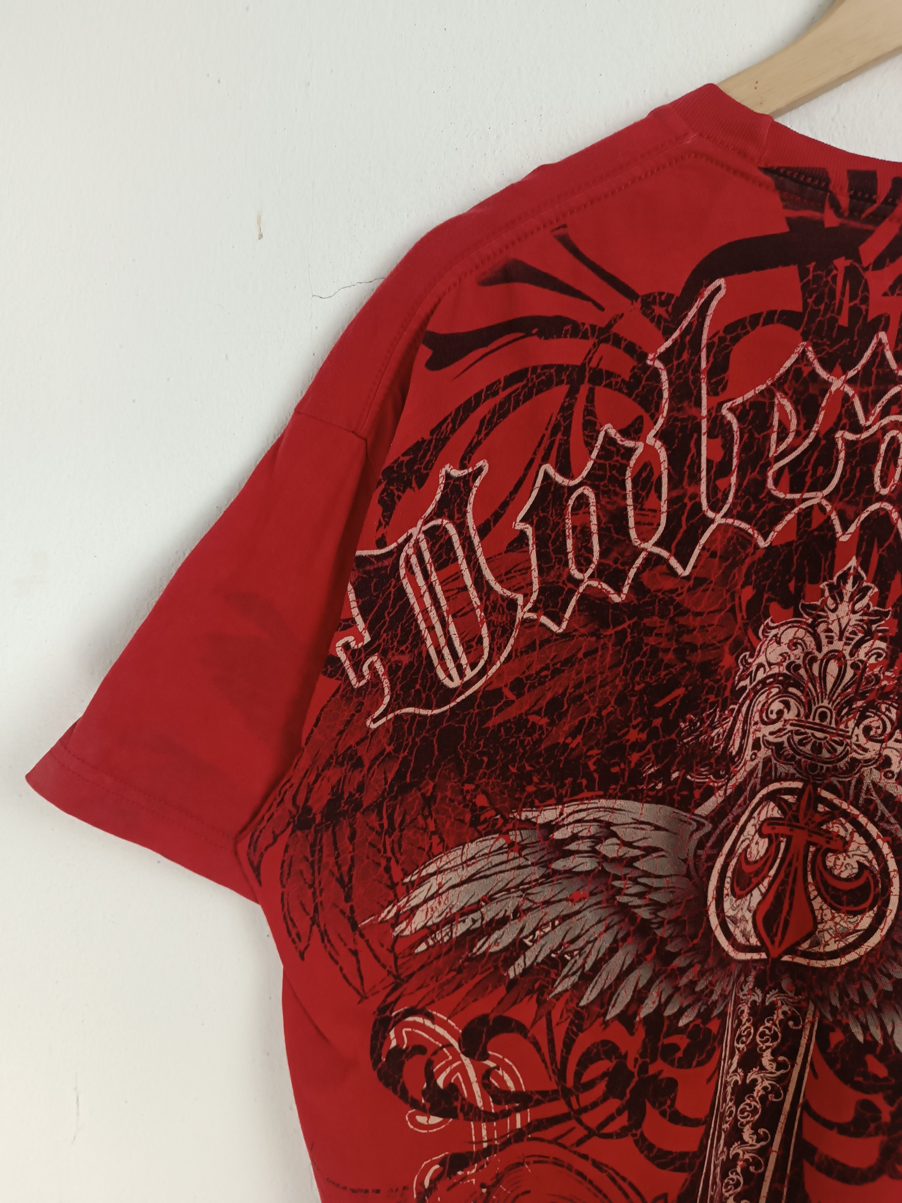 Affliction VINTAGE Y2K CHEMISTRY CROSS AFFLICTION MMA SKULL TAPOUT LGB Size US L / EU 52-54 / 3 - 6 Thumbnail