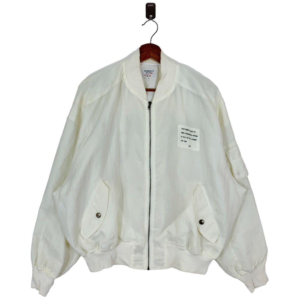Designer VINTAGE FIORUCCI ITALY EQUIPE WORLD BOUTIQUE BOMBER JACKET Size US M / EU 48-50 / 2 - 3 Thumbnail
