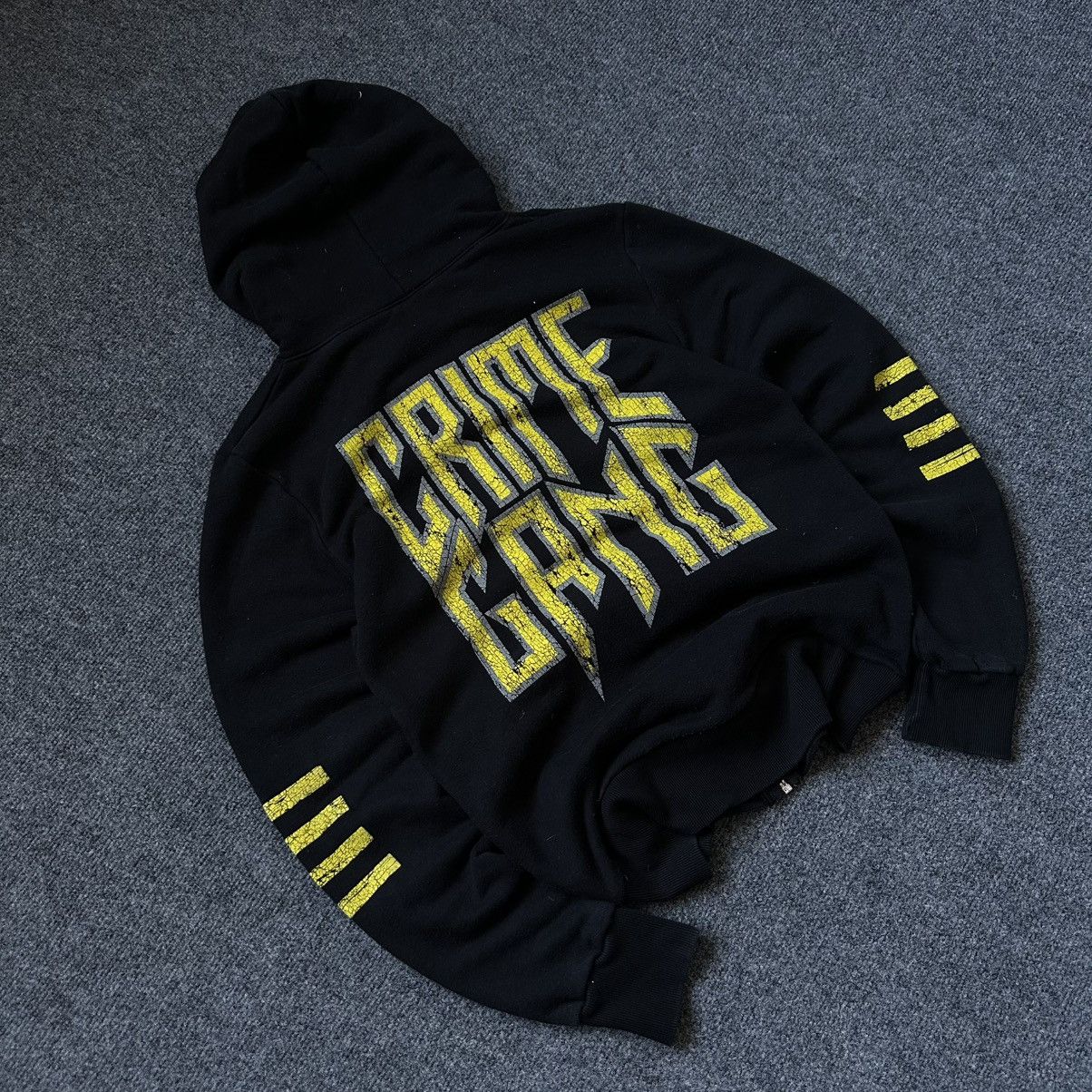 Crime London VTG Hooligan Style Crime Zip Hoodie Size Xs Japan 00s USA Size US XS / EU 42 / 0 - 4 Thumbnail