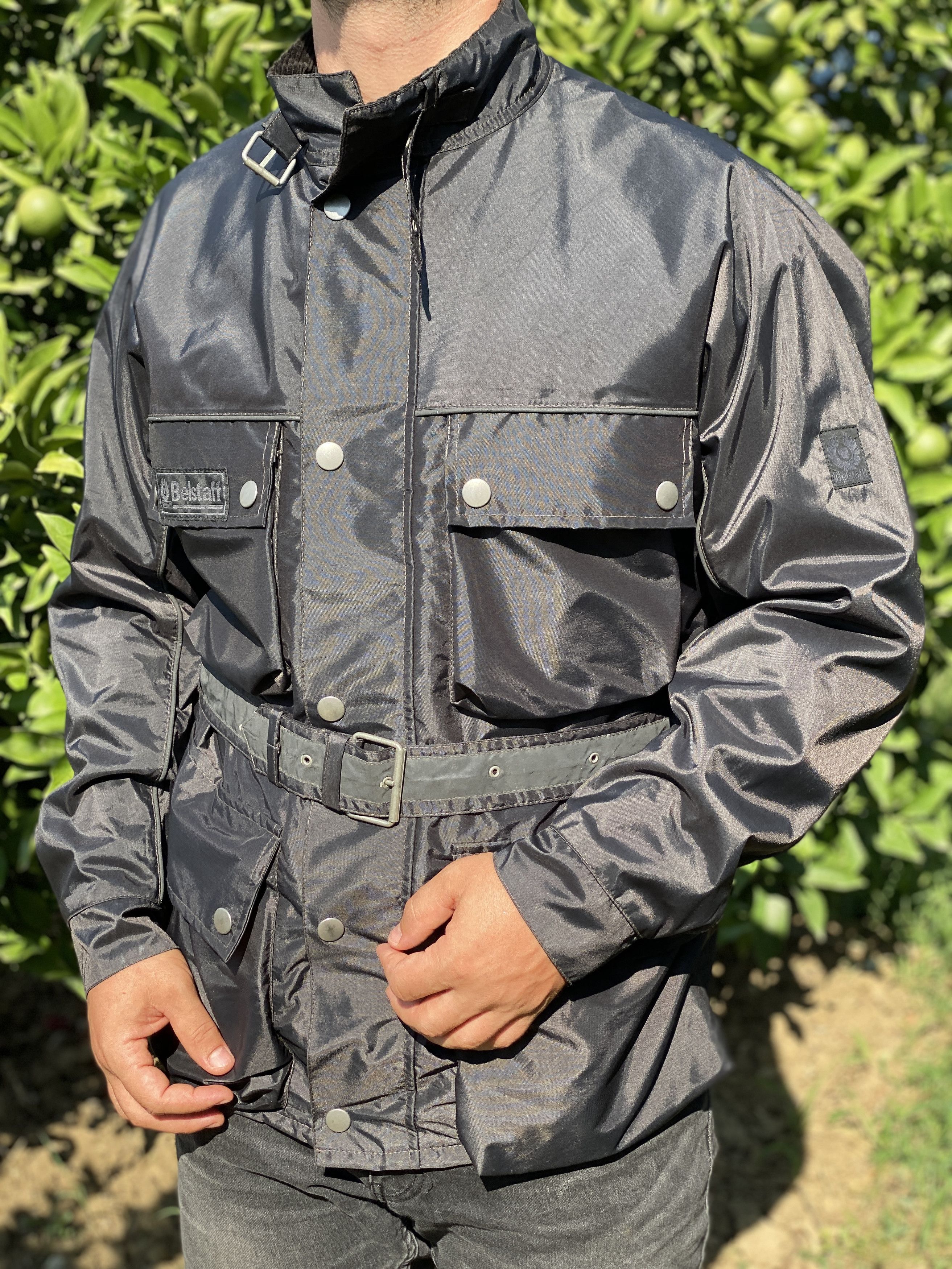 Belstaff Belstaff Metallic Motorcycle Biker Size M Double Jacke Size US M / EU 48-50 / 2 - 8 Thumbnail