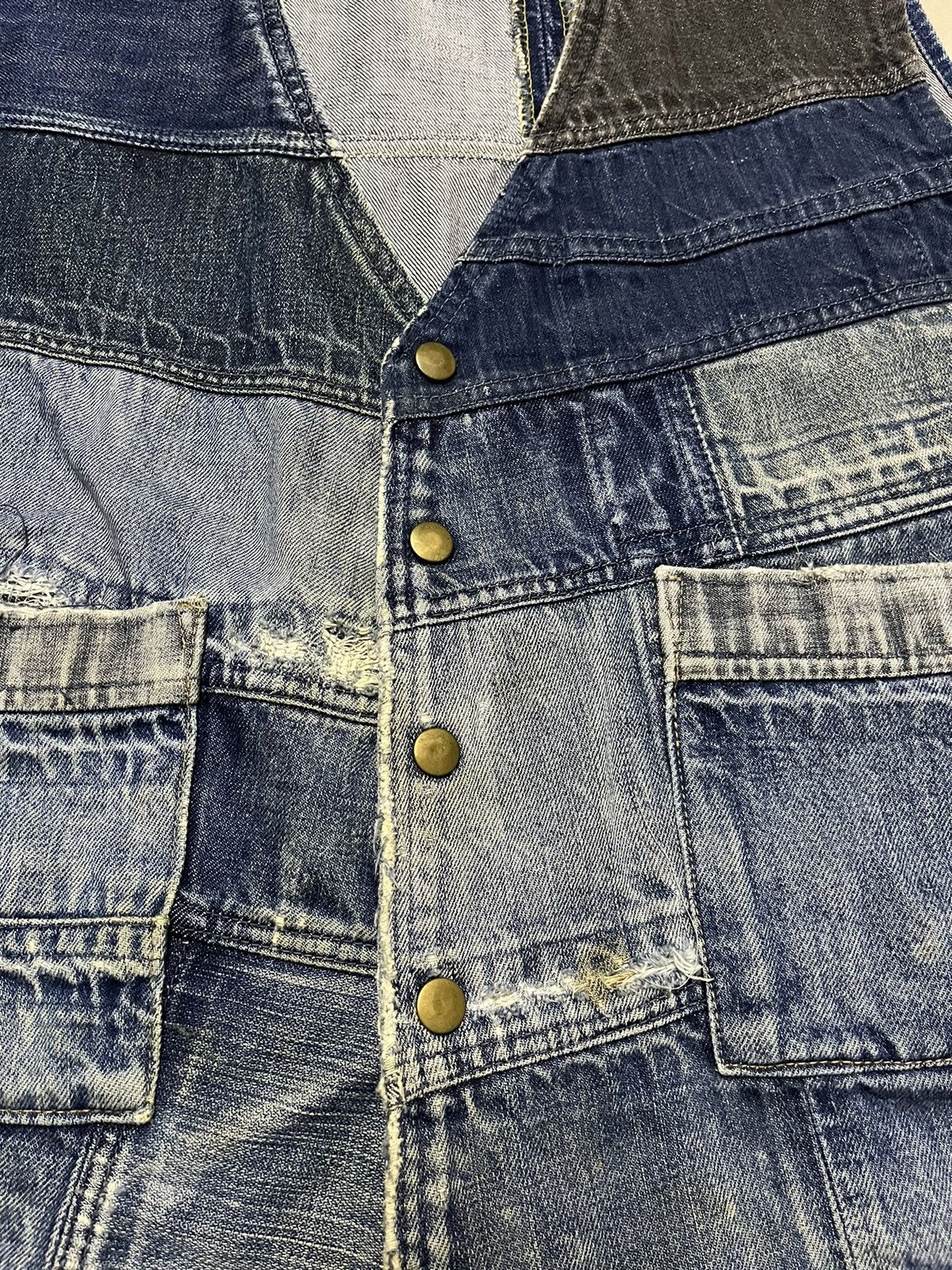 Other Custom Distressed denim snap button vest Size US L / EU 52-54 / 3 - 5 Thumbnail