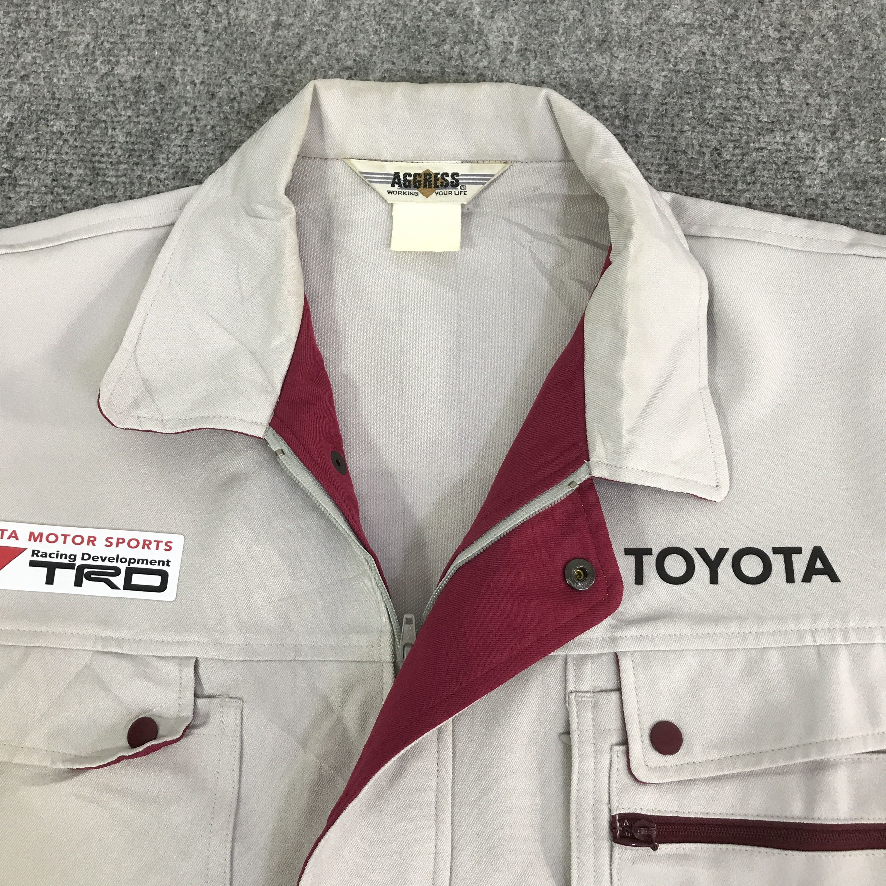 Japanese Brand TOYOTA X TRD RACING JAPAN CUSTOM JACKET K122B17 Size US L / EU 52-54 / 3 - 9 Thumbnail