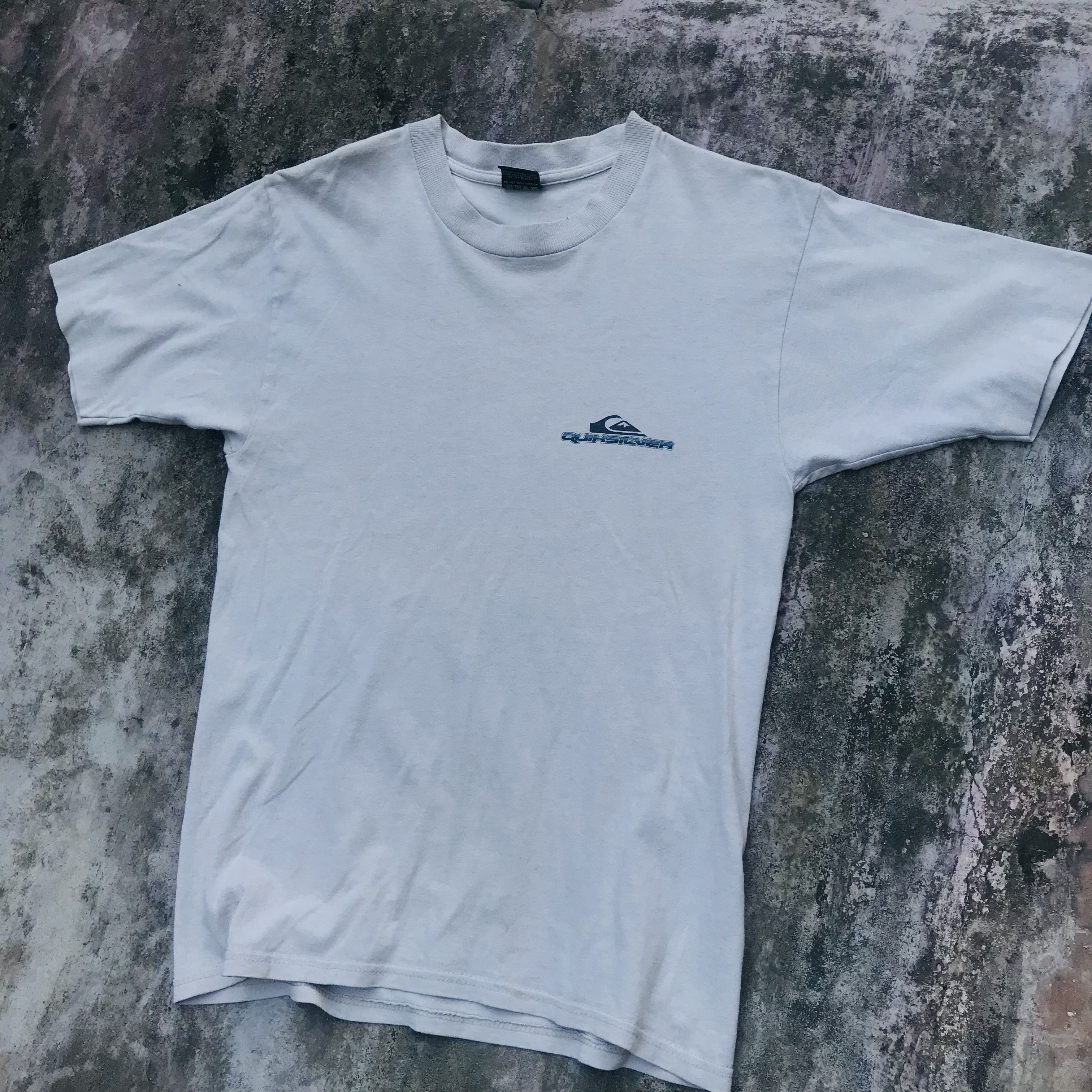 Quiksilver × Vintage 90's Quik Silver Surf Board Tee Size US S / EU 44-46 / 1 - 1 Thumbnail