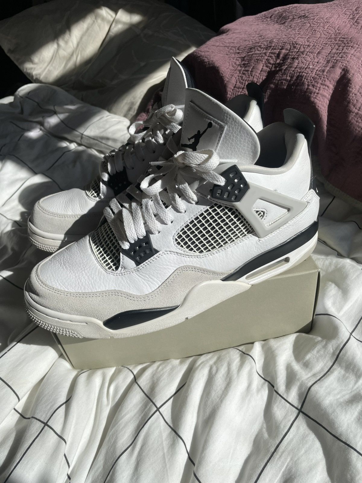 Jordan Brand Jordan 4 Black military Size US 12 / EU 45 - 1 Thumbnail