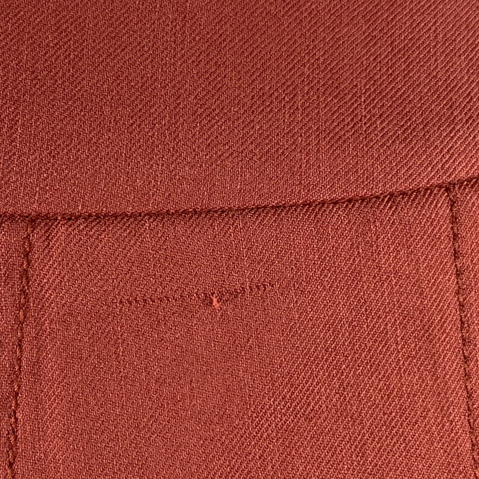 Rejina Pyo Size 6 Brown Brick Linen Blend One Pocket Dress Pants Size 28" / US 6 / IT 42 - 4 Thumbnail