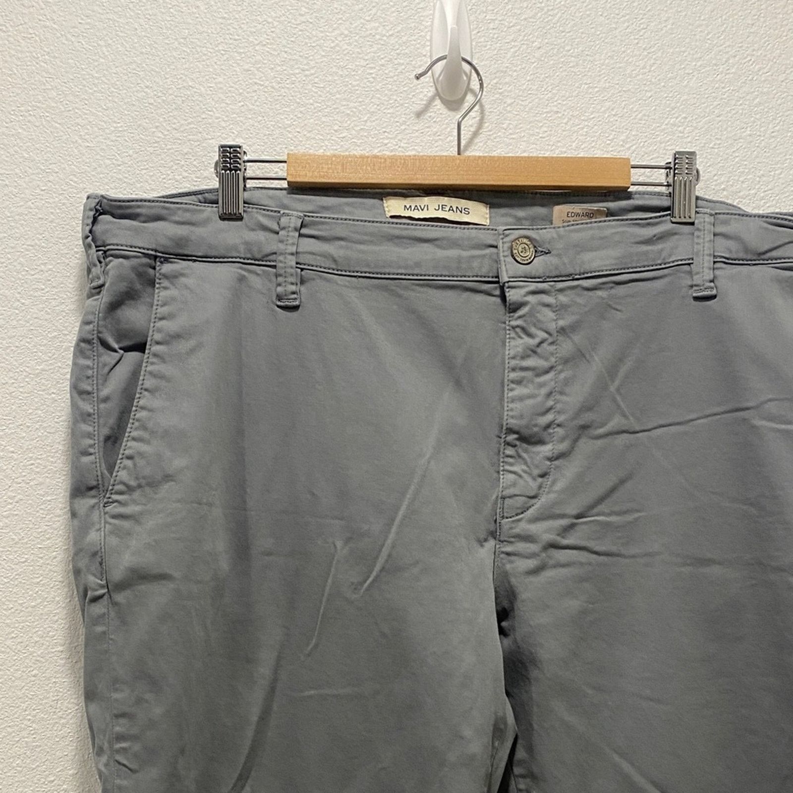 Mavi Mavi Men's Slate Gray Chinos 42x28 Size US 42 / EU 58 - 2 Thumbnail