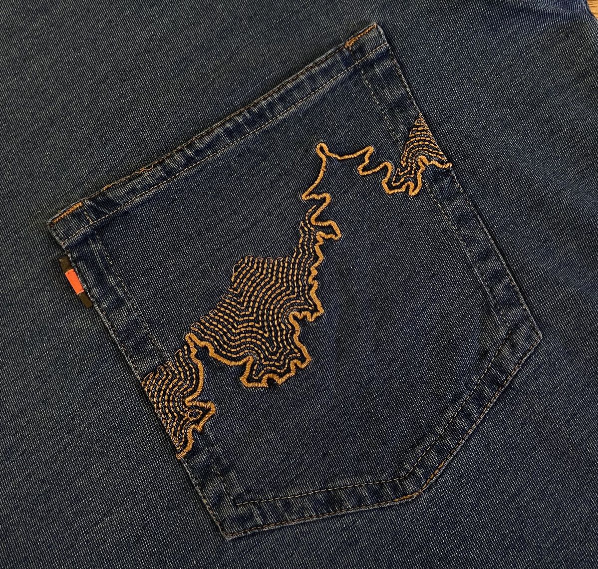 Maharishi Maharishi Denim Pocket Logo Tee x Vintage x Avant Garde Size US M / EU 48-50 / 2 - 2 Thumbnail