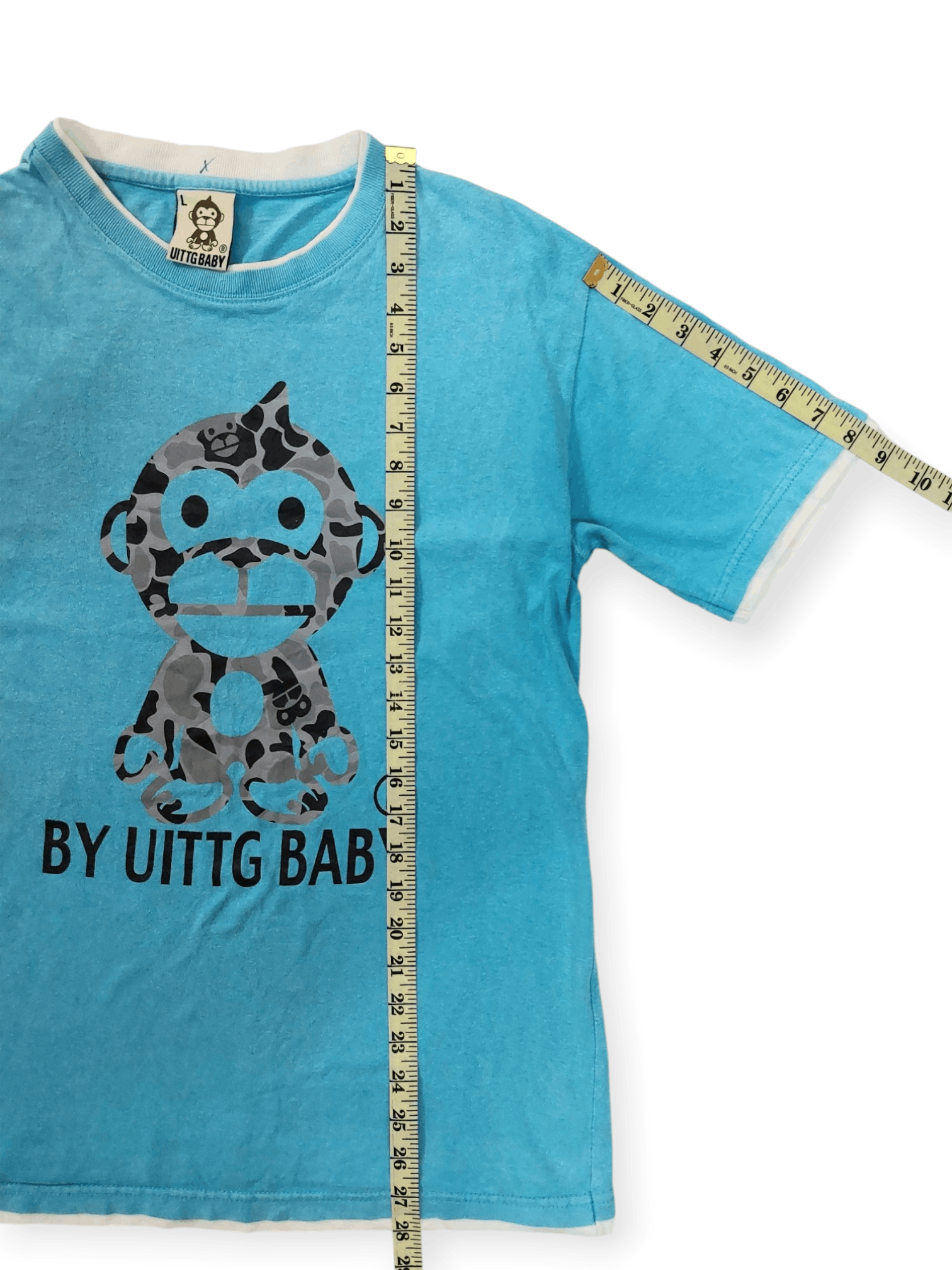 Vintage Uittg Baby Big Ape Logo T-shirt Size US L / EU 52-54 / 3 - 17 Thumbnail