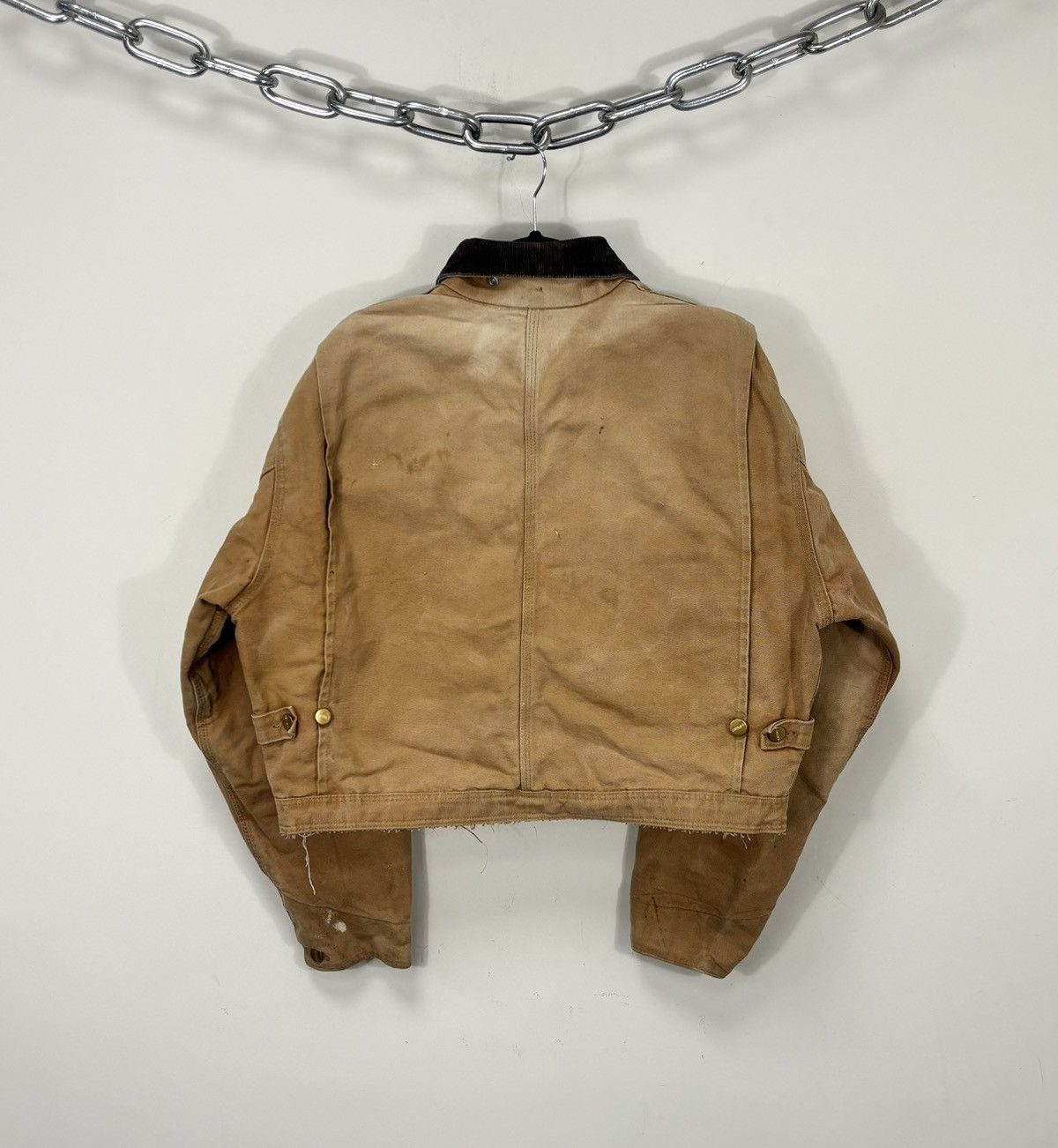 Carhartt Vintage Carhartt 1990s Made In USA Work Boxy Cropped Jacket Size US M / EU 48-50 / 2 - 2 Thumbnail