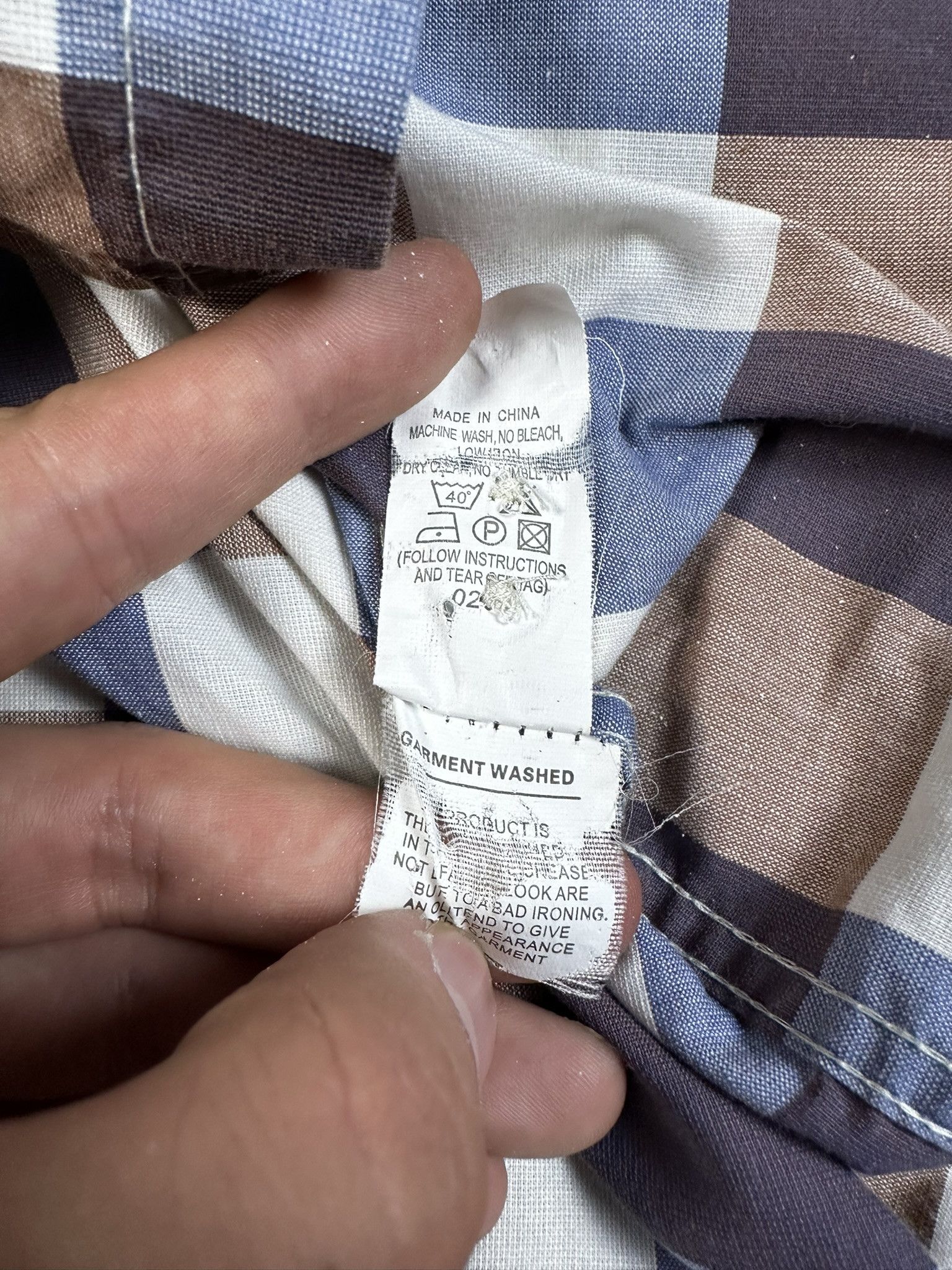 Balmain Checked Button Up Shirt
