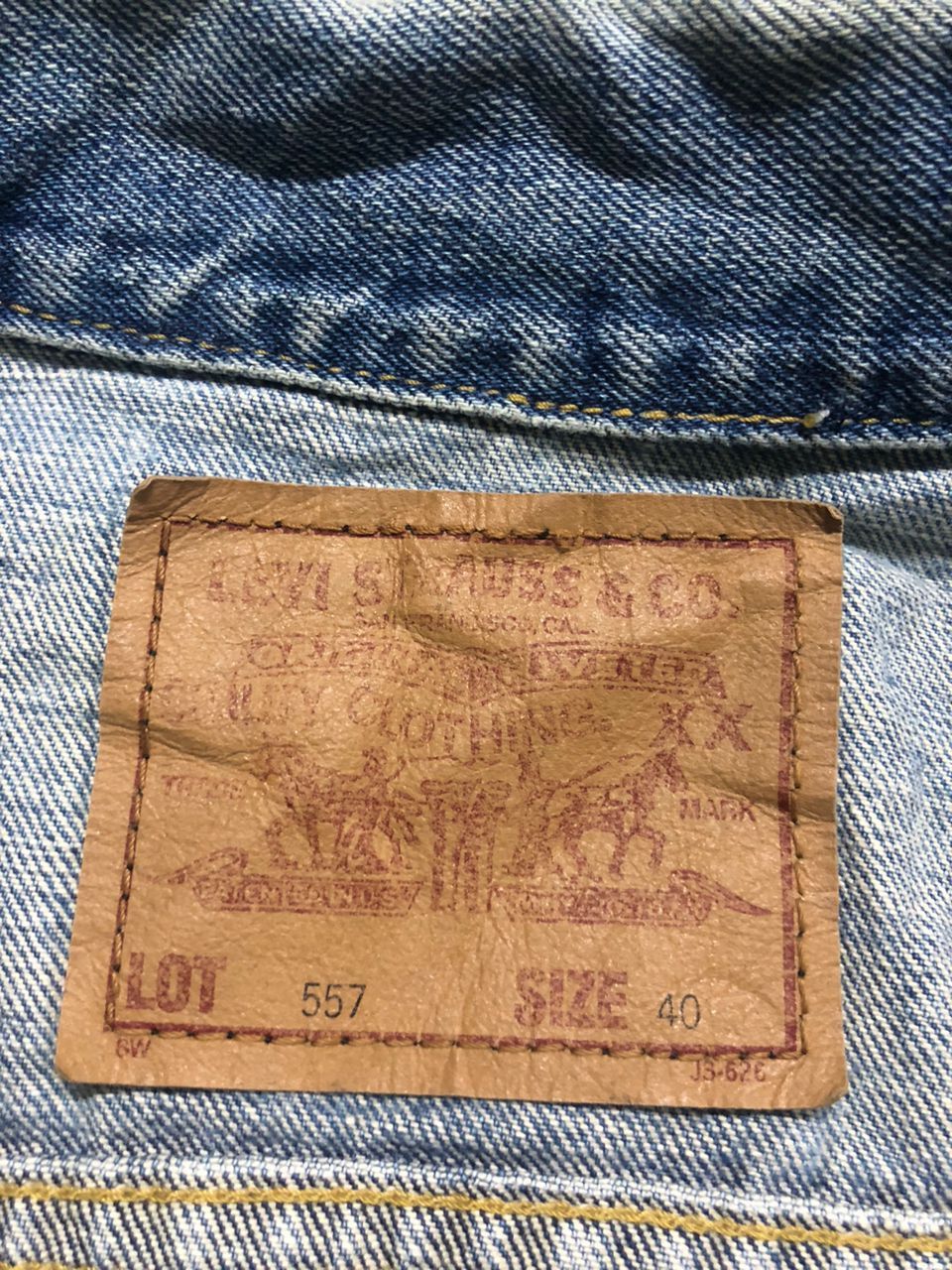 Levi's × Levi's Vintage Clothing Vintage Levi's Lot 557 BigE Custom Sleeveless Jacket Size40 Size US M / EU 48-50 / 2 - 13 Thumbnail