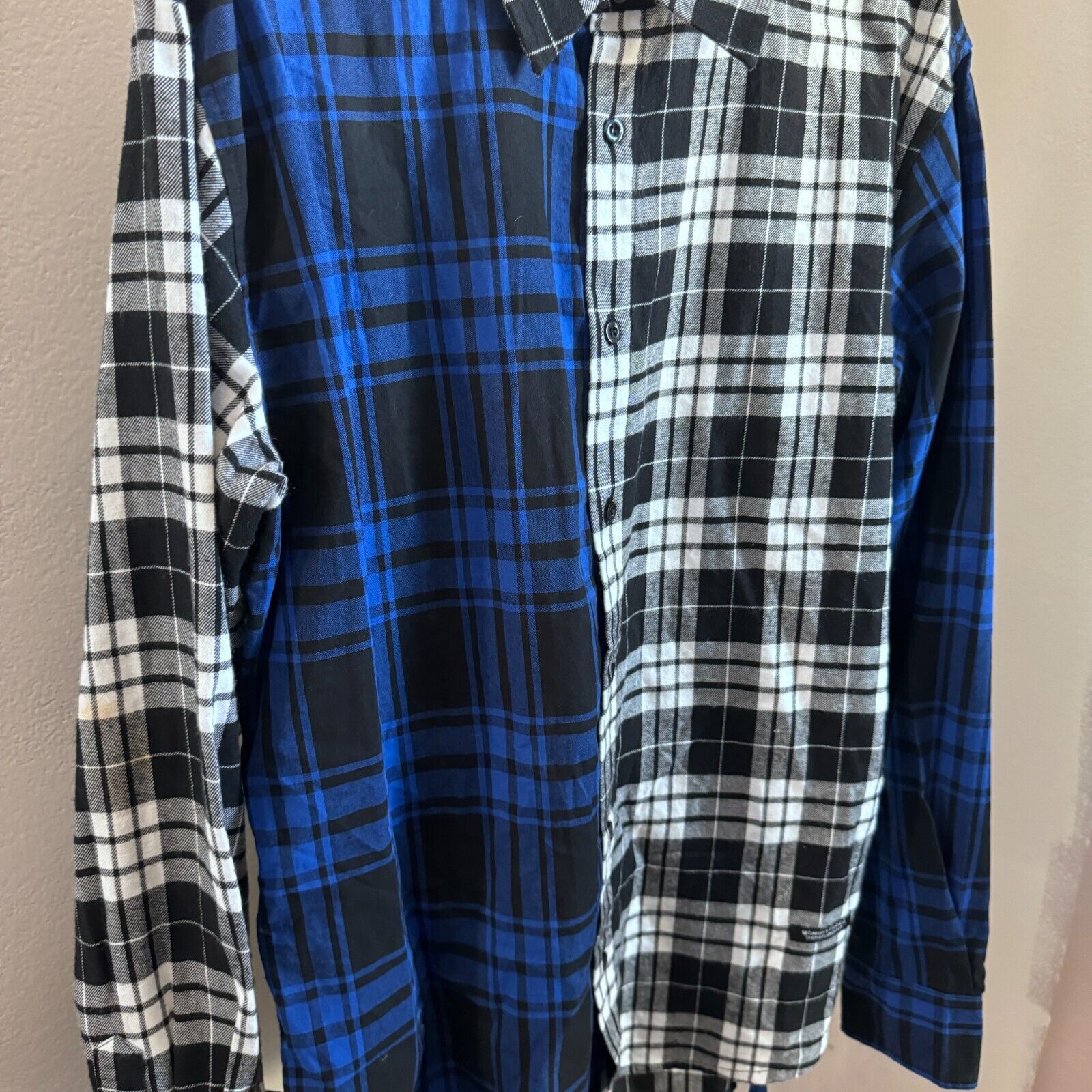 Midnight Studios Midnight Studios Multi Colored Blue Plaid Flannel Shirt XL Size US XL / EU 56 / 4 - 3 Thumbnail