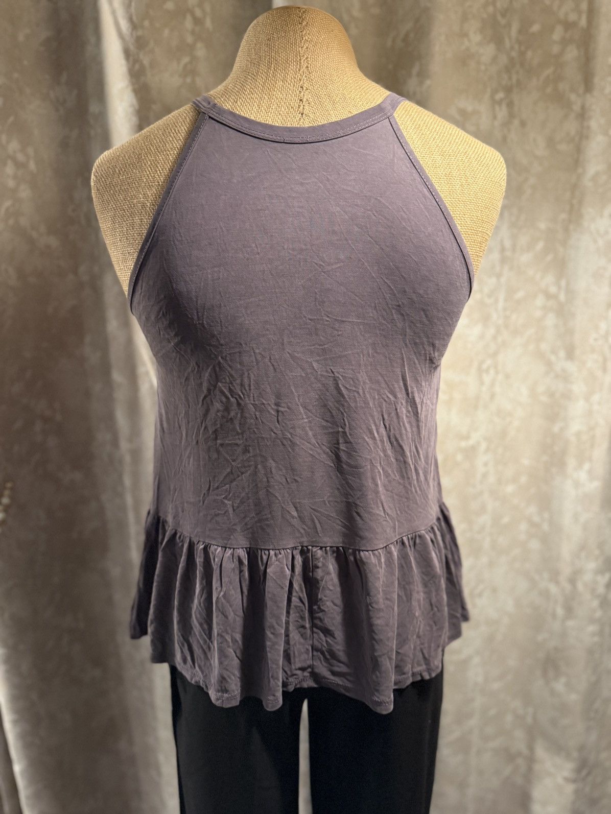 Other Soft Mauve Ruffle Hem Tank Top – Casual & Flowy Size M / US 6-8 / IT 42-44 - 5 Thumbnail