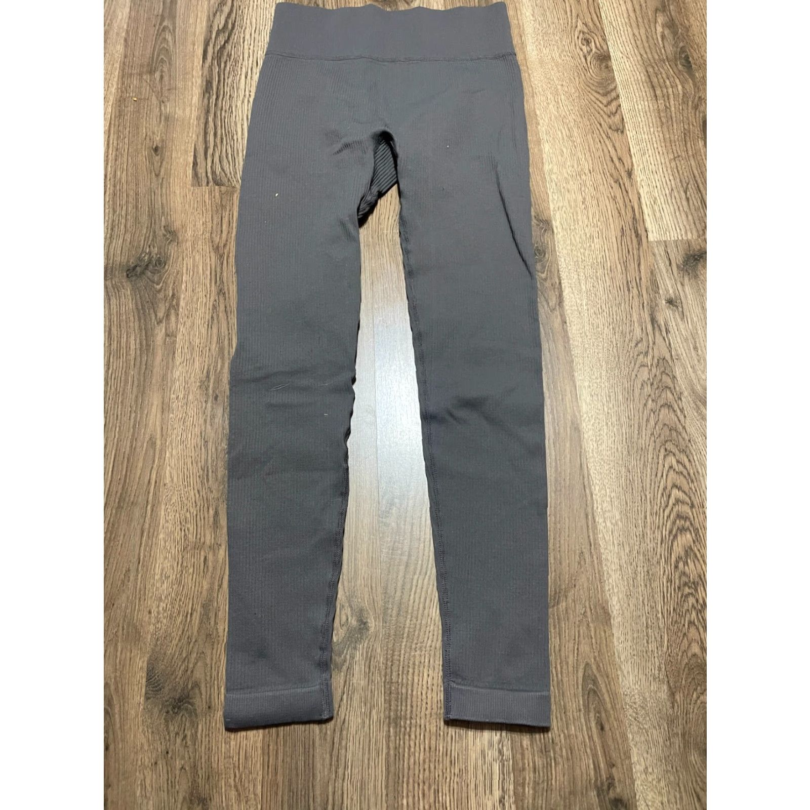 Vintage Pants, Leggings, Women's Small Gray Pull on Size 28" / US 6 / IT 42 - 2 Thumbnail
