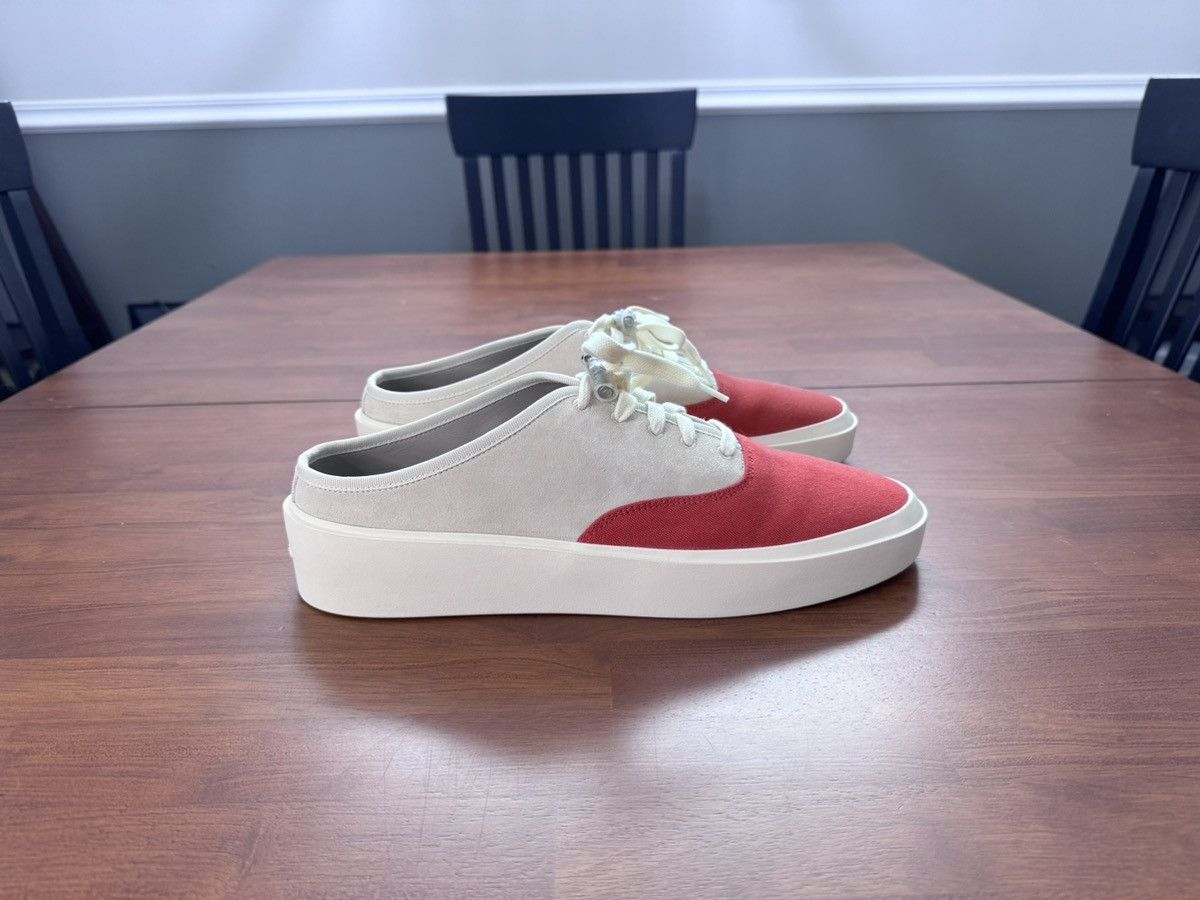Fear of God Fear of God Sixth Collection Backless 101 Sneaker Bone/Red Size US 12 / EU 45 - 3 Thumbnail