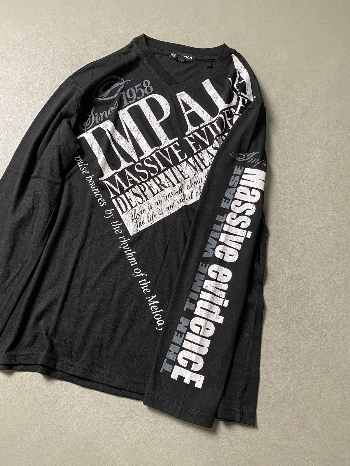 If Six Was Nine × KMRii × Yasuyuki Ishii Y2K Impala Poem Punk Seditionaries Longsleeve Size US XL / EU 56 / 4 - 2 Thumbnail