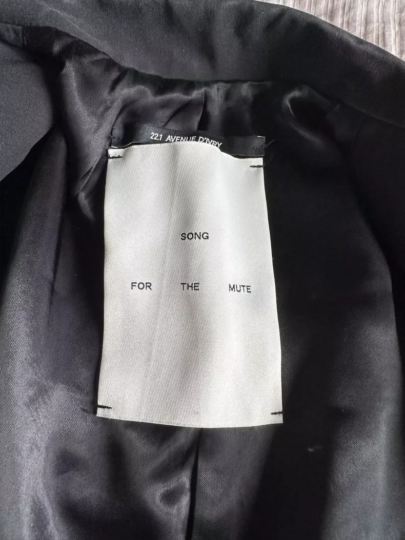 Song For The Mute Song For The Mute Blazer Size 46S - 4 Thumbnail