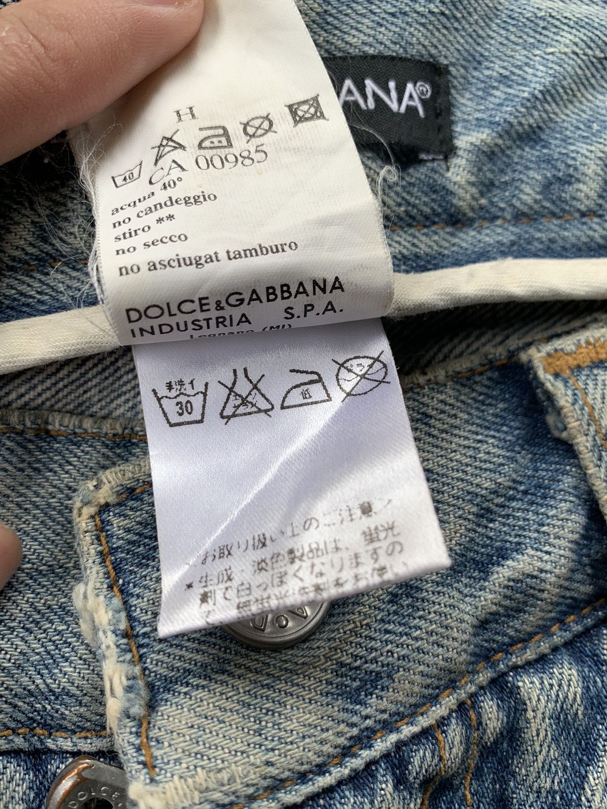 Dolce & Gabbana Distressed Denim