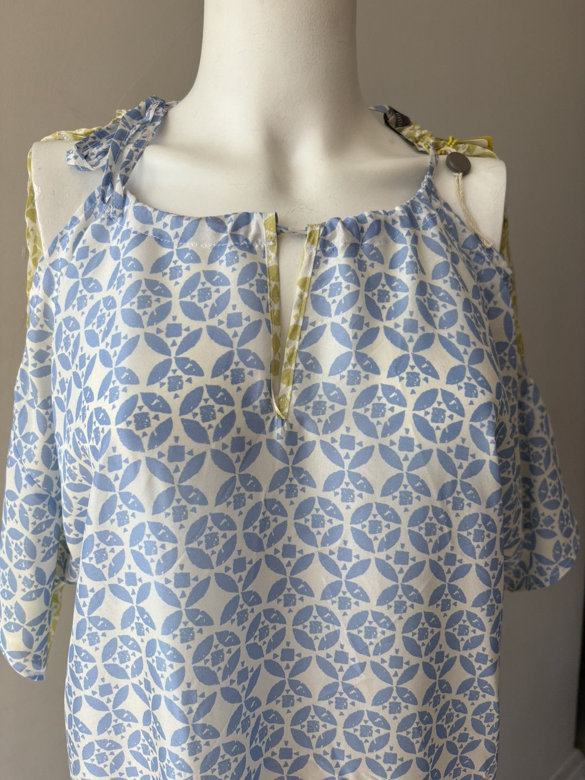 Vintage pianura studio silk blouse Size L / US 10 / IT 46 - 2 Thumbnail