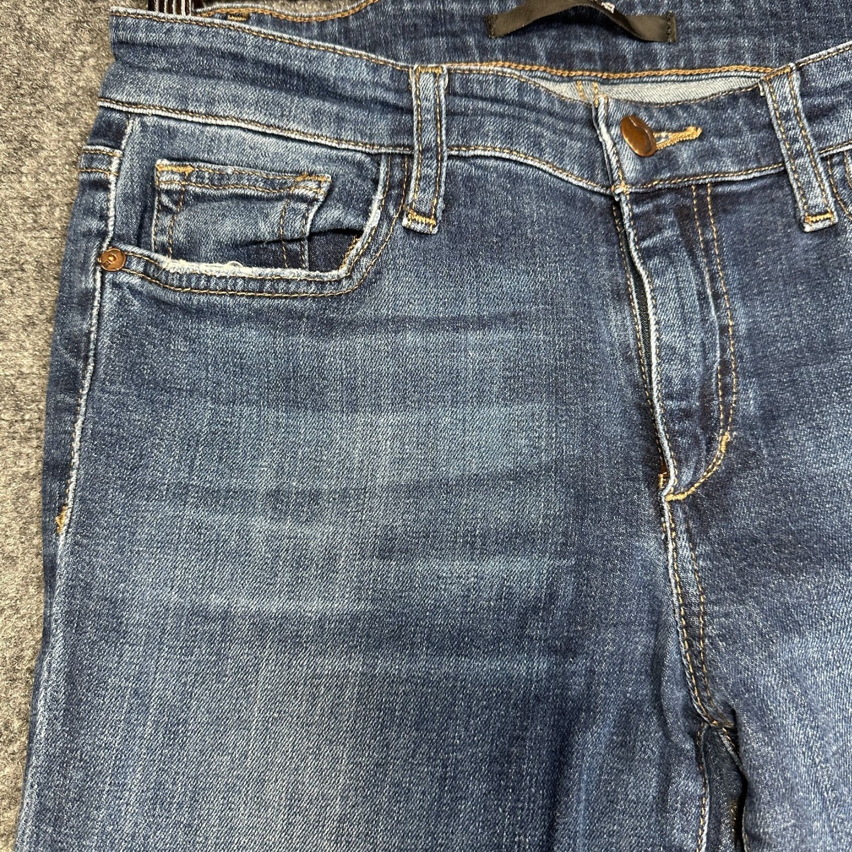 Vintage Joes Jeans Monica Cotton Stretch Pockets Logo Skinny Jeans 28 Blue Womens Regular Vintage? Size 28" / US 6 / IT 42 - 4 Thumbnail