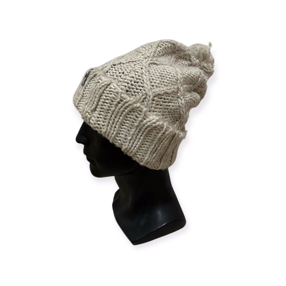 Japanese Brand Japanese Brand Crochet Beanie Hat Size ONE SIZE - 1 Thumbnail