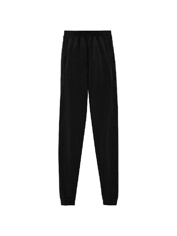 Saint Laurent Paris oc11z0126 740463 Sweatpants in Wool in Black Size 26" / US 2 / IT 38 - 1 Thumbnail