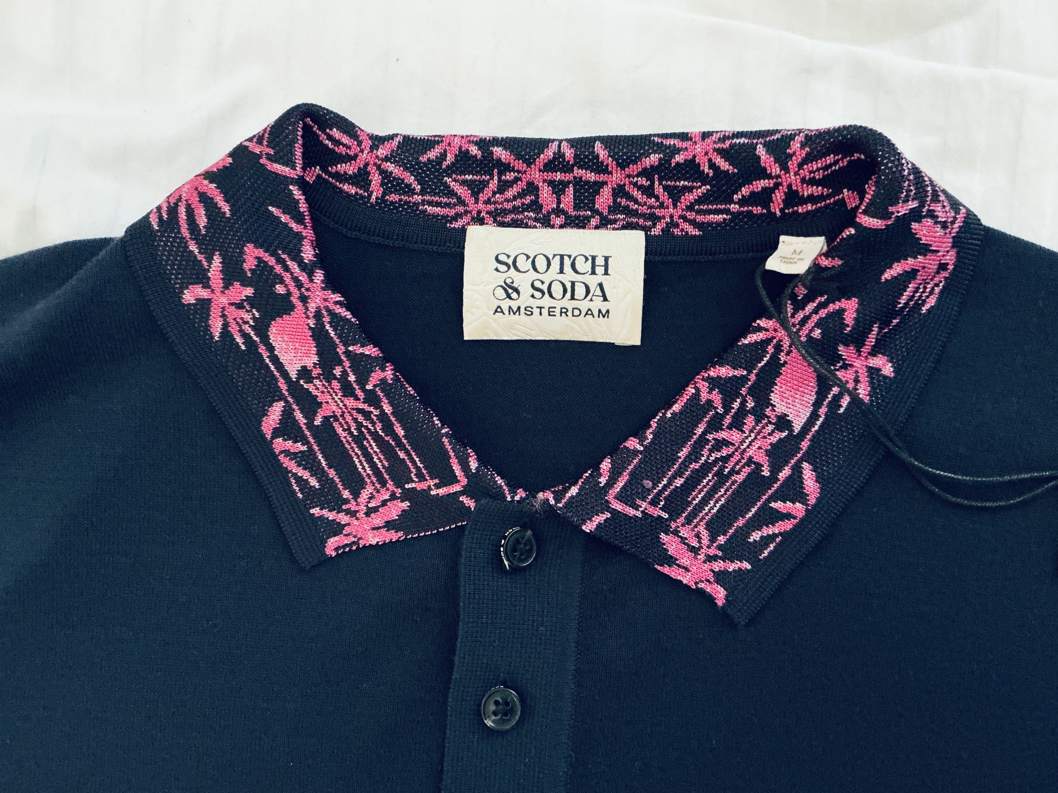 Scotch & Soda Scotch & Soda Embroidered Collar Polo — NWT — Size M Size US M / EU 48-50 / 2 - 7 Thumbnail
