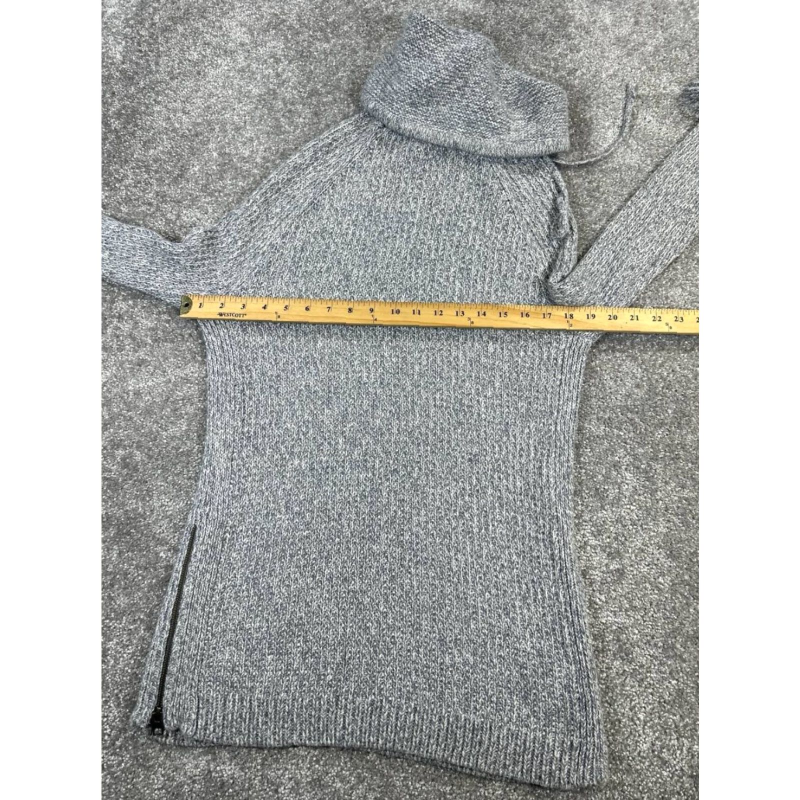 Athleta Athleta Womens Sweater Xxs Gray Knit Turtleneck Size XXS / US 00 / IT 34 - 5 Thumbnail
