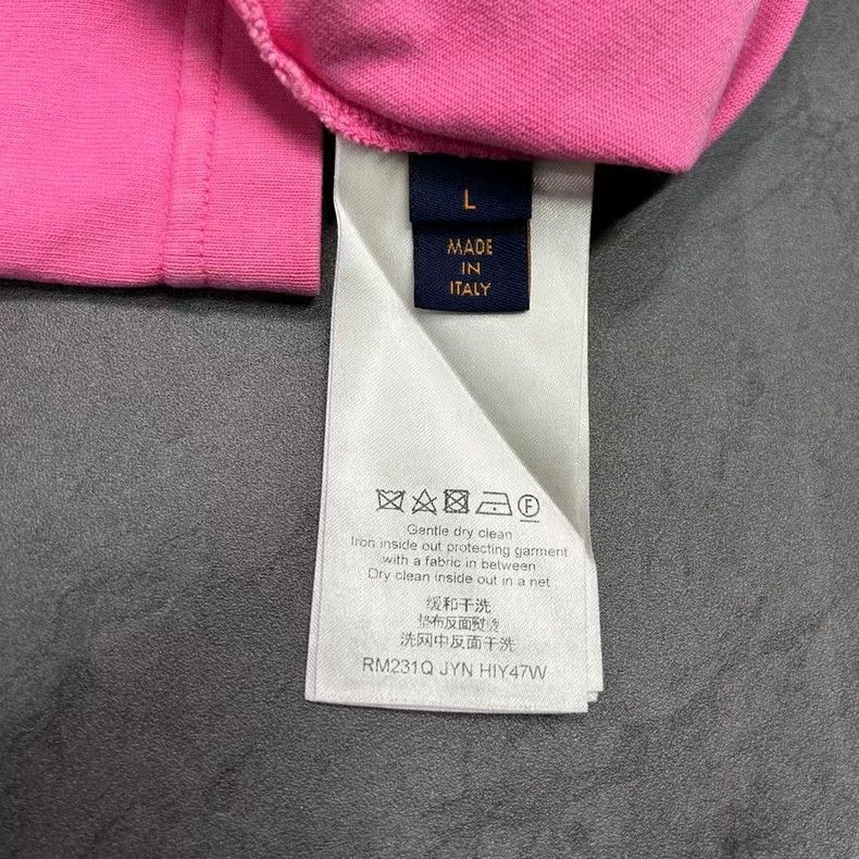 Louis Vuitton Louis Vuitton Pink Short Sleeve TShirt Size L-2506 Size L / US 10 / IT 46 - 7 Thumbnail