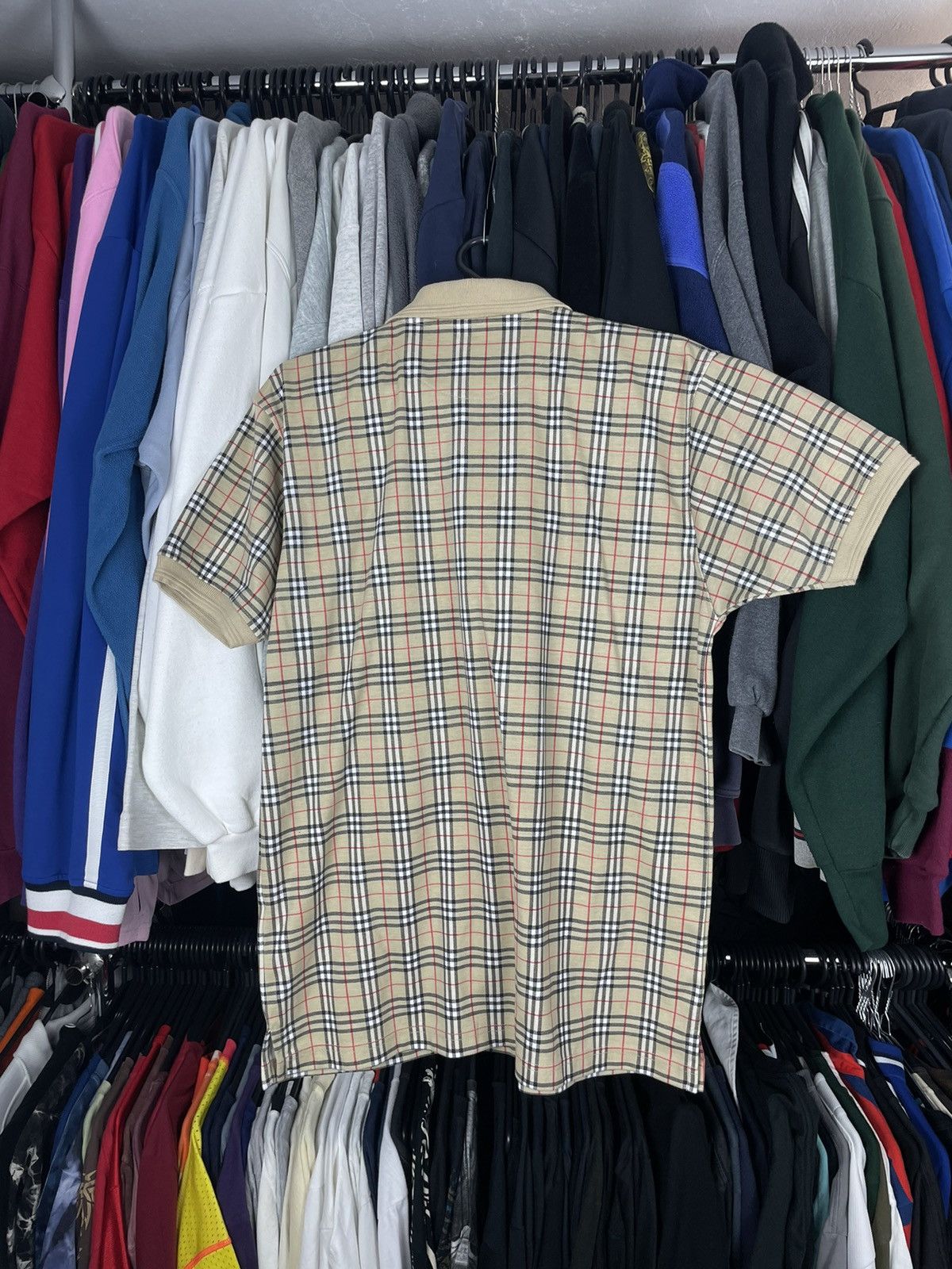 Burberry × Designer × Vintage Vintage Burberry Nova Check Shirt Size US M / EU 48-50 / 2 - 7 Thumbnail