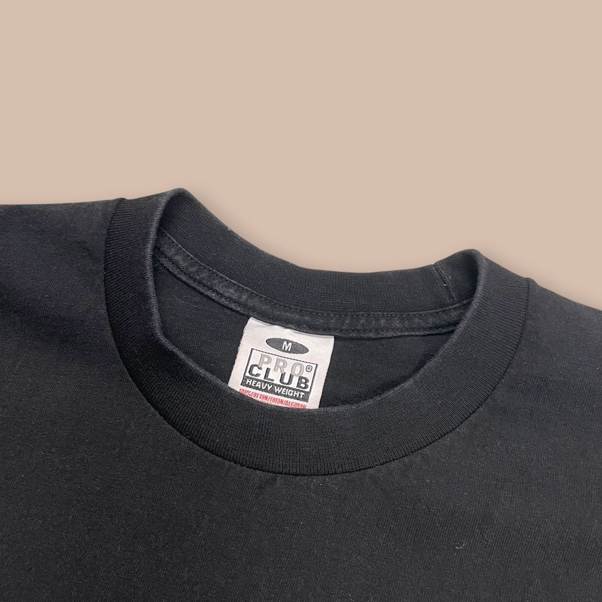 Vintage Vintage Pro Club Black blank Tee Size US M / EU 48-50 / 2 - 3 Thumbnail