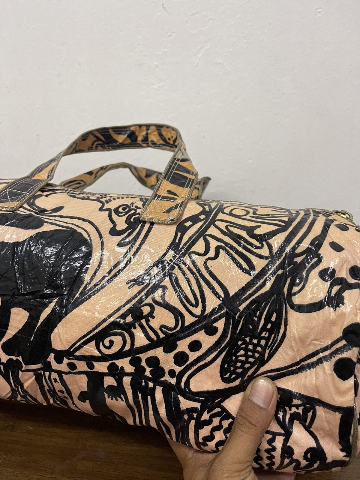 Tsumori Chisato Tsumori Chisato Issey Miyake Art Round Duffle Bag Size ONE SIZE - 6 Thumbnail