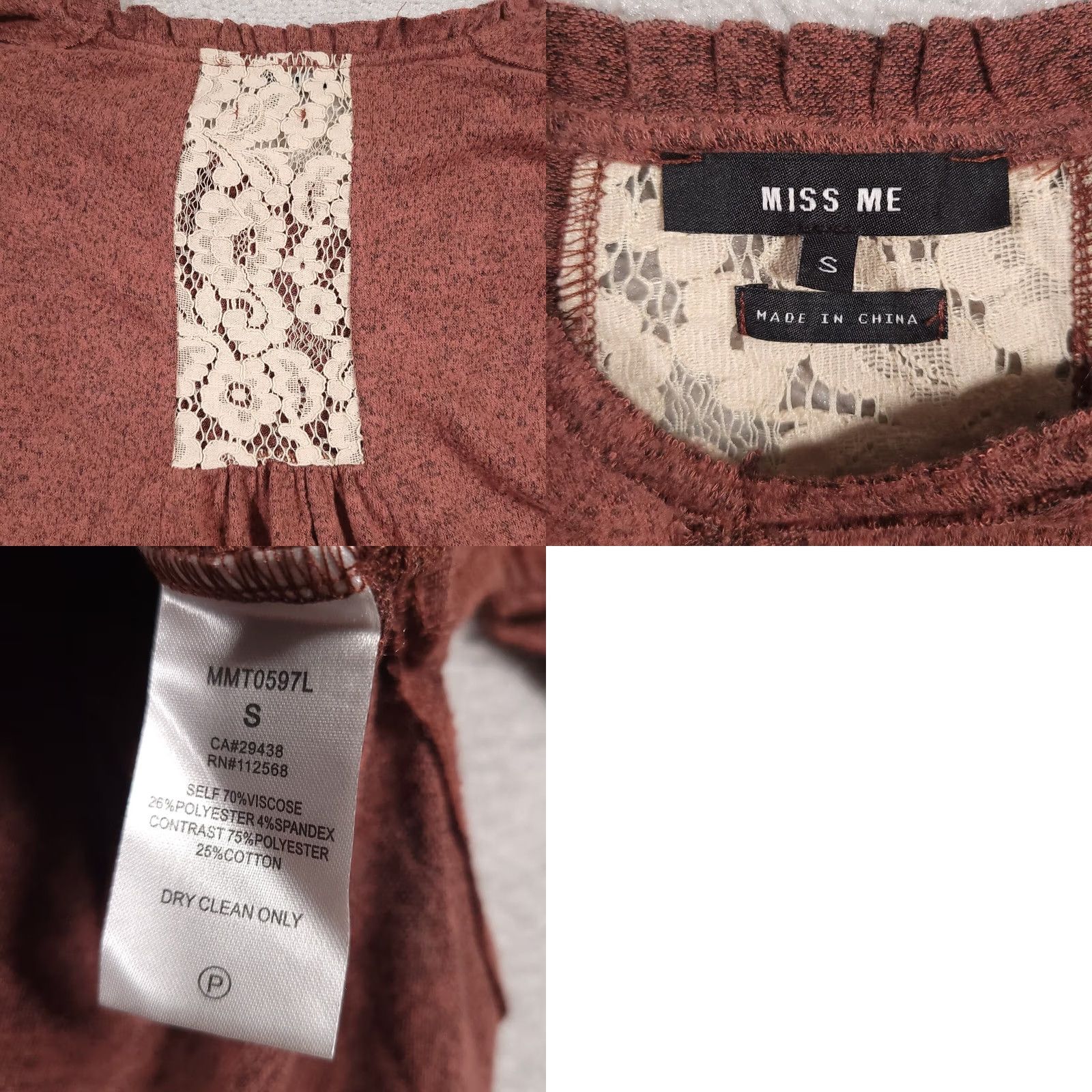 Miss Me Miss Me Knit Sweater Women's Small Brown Boho Tasseled High Low Oversized Pullver? Size S / US 4 / IT 40 - 9 Thumbnail