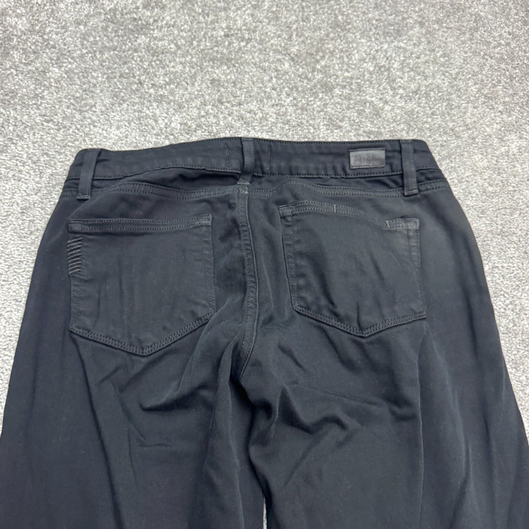 Paige Paige Skyline Skinny Denim Jeans Womens 26 Black Mid Rise Stretch Size 26" / US 2 / IT 38 - 5 Thumbnail